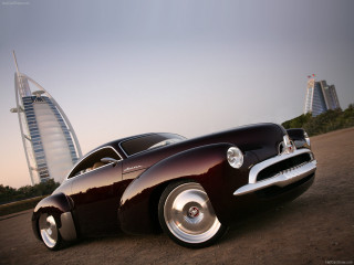Classic car skyscraper precisionism digital - a classic car free wallpaper