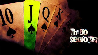 Who do seniors playing cards - abstract illusionism free wallpaper