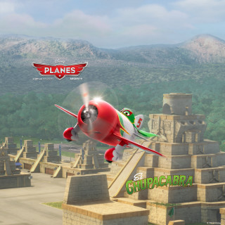 Red plane castle logo green - free gaming wallpaper for tablet