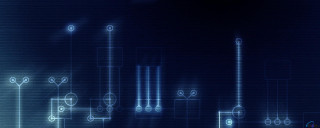 Blue background lights shapes colorful - blueprint free wallpaper for desktop