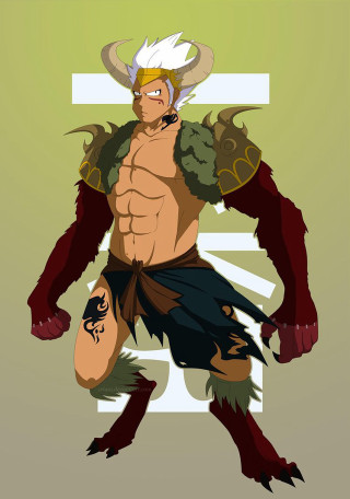 Horned man beard cartoon image - a beard free wallpaper for mobile