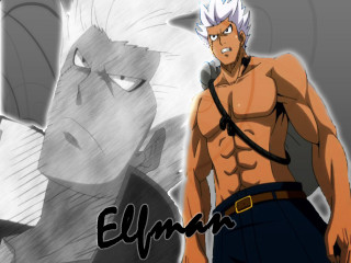 Man white hair white shirt - another man free wallpaper