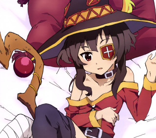 Woman hat dress sitting bed - photo free wallpaper for tablet