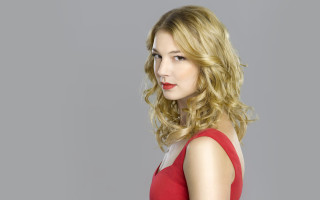 Constance anne blonde red dress - a red lipstick free wallpaper for desktop