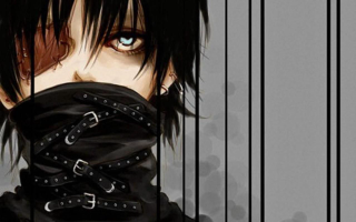 Black man anime gothic cedric - a black collar free wallpaper