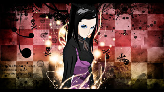 Gothic anime portrait blueeyes blackcoat - a black coat free wallpaper