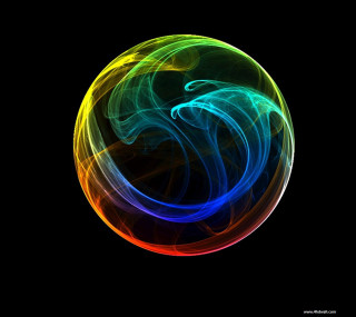 Colorful smoke black background white - plasma free wallpaper for tablet