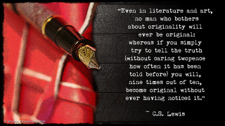 Fountain pen red black background - a cross stitch free wallpaper