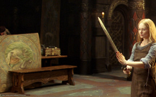 Woman holding sword room painting - donato giancola free wallpaper for desktop