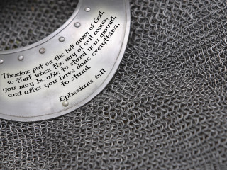 Metal plaque poem chainlink armor - a poem free wallpaper