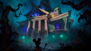 Mickey mouse building light creepy - creepy free wallpaper