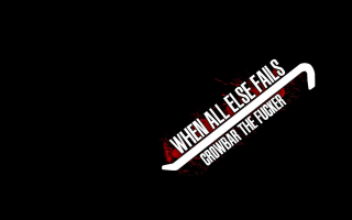 Black background white arrow red - cynical realism free wallpaper