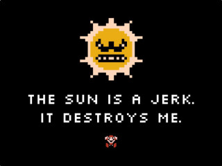 Sun jerk destroys me pixel - free dark wallpaper for desktop