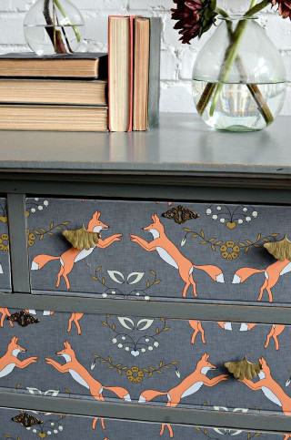 Dresser painted deer vase flowers - it next free wallpaper for mobile