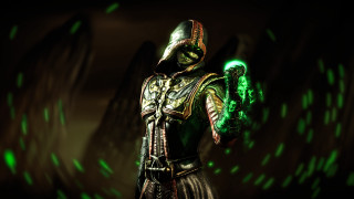 Green man holding glowing light - a green outfit holding free wallpaper
