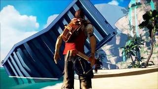 Man backpack skateboard video game - temporary art free wallpaper