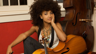 Woman afro cello guitar case - alexis simon belle free wallpaper for desktop