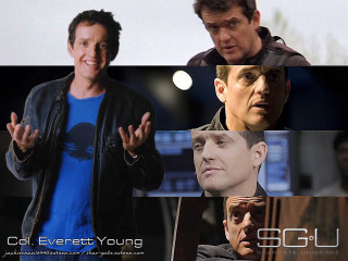 Man collage facial expressions gestures - a collage of photos free wallpaper