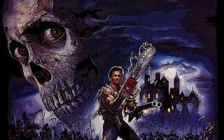 Man guitar skull house cemetery - a cemetery in the background free wallpaper