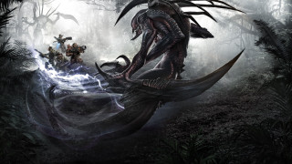Giant monster forest people light - a light saber free wallpaper for desktop