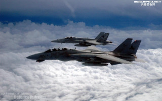 Fighter jets flying sky above 5 - the sky above the clouds free wallpaper