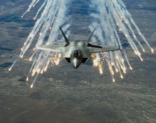 Fighter jet smoke flying air 3 - free new year wallpaper