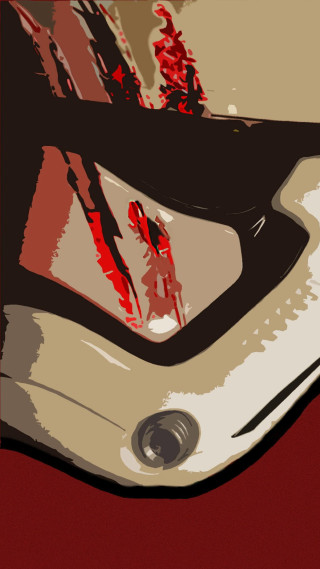 Helmet red background red stripe - a red stripe free wallpaper for mobile