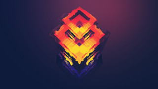 Colorful abstract design black background 9 - liam brazier free wallpaper