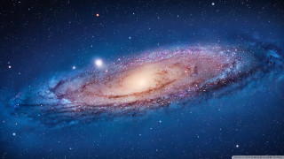 Colorful spiral galaxy stars blue 5 - spiral galaxy in the sky free wallpaper