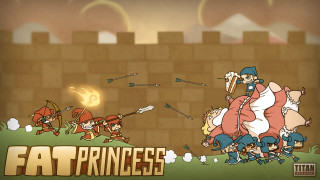 Cartoon knights fighting castle fire - a cartoon of a group free wallpaper