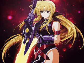 Anime girl gun space background - a gun free wallpaper for desktop