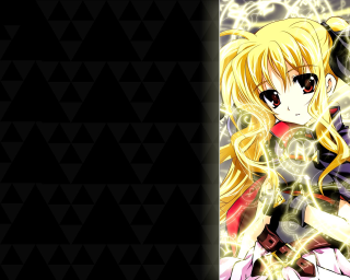 Blonde anime girl sword magic - a anime girl free wallpaper for desktop