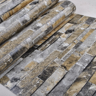 Stone block pattern black brown - arnold mesches free wallpaper