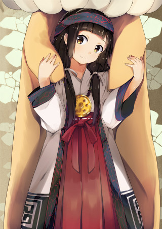 Woman red dress hat cookie - a cookie free wallpaper