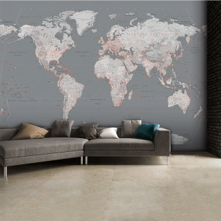 World map living room couch - concrete art free wallpaper for tablet
