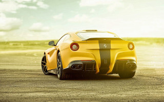 Yellow sports car dirt road - bernardo cavallino free wallpaper for desktop