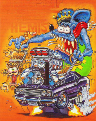 Cartoon car monster demon top - ed roth free wallpaper for mobile