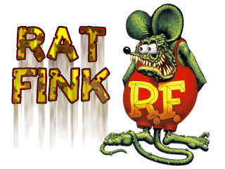 Rat fink pipe sign chest - a pipe free wallpaper