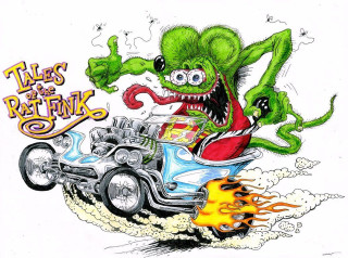 Monster motorcycle flames cartoon ride - a motorcycle free wallpaper