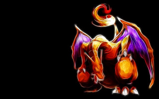 Colorful dragon black background red - dragon art free wallpaper