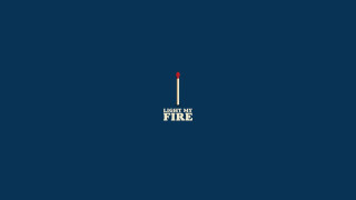 Red fire extinguisher blue background - david begbie free wallpaper