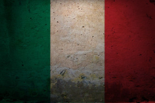 Flag painted wall red image - correggio free wallpaper