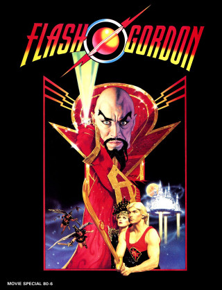 Flash gordon retrofuturism astronaut moon - drew struzan free wallpaper for mobile