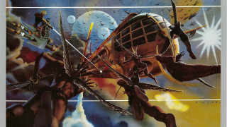 Man plane people sky background - a painting of a man free wallpaper for desktop