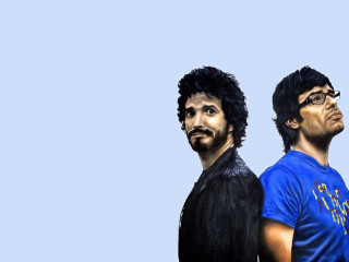 Men glasses beard blue sky - glass and a beard free wallpaper