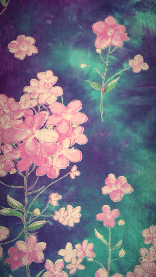Pink flowers green background blue - pink flower free wallpaper for mobile