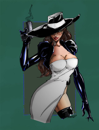 Woman white dress black hat 3 - daphne allen free wallpaper for mobile
