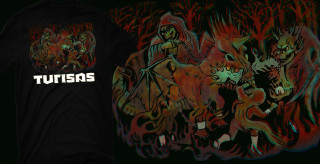 Black shirt demon horse back - dark art free wallpaper for desktop