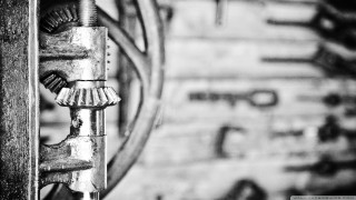 Close up clock brick wall - cornelia parker free wallpaper