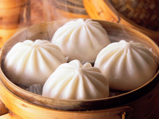 Close up bowl dumplings smoke - an zhengwen free wallpaper for desktop